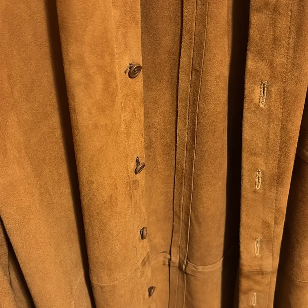 McKenzie Tribe Genuine Suede Oversized Jacket - Picture 7 of 7